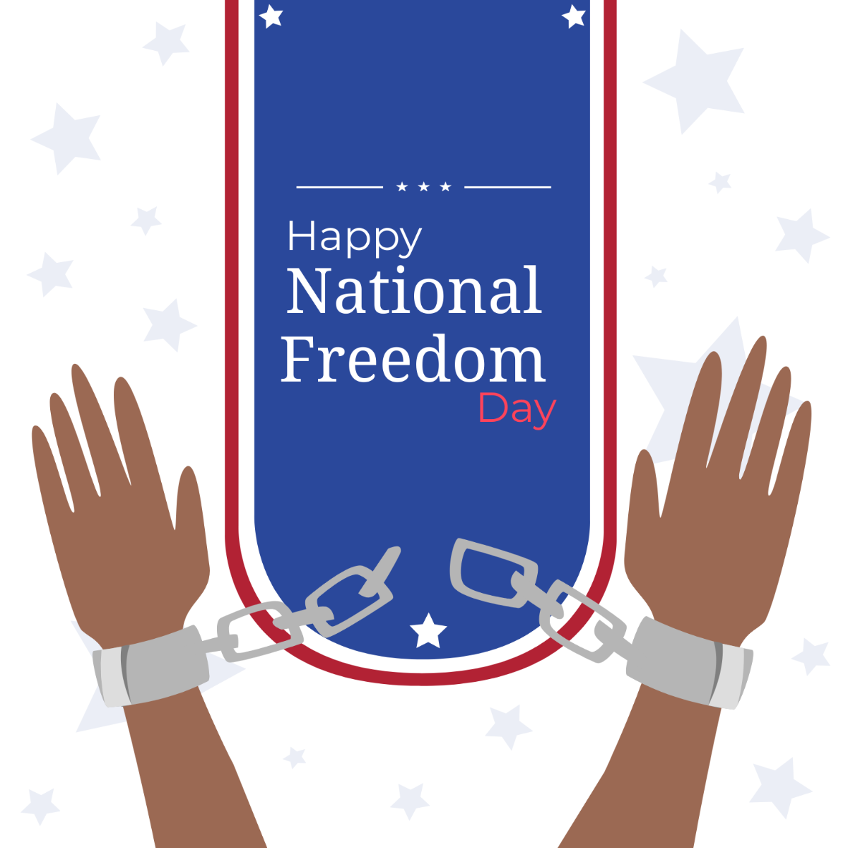 Happy National Freedom Day Vector Template