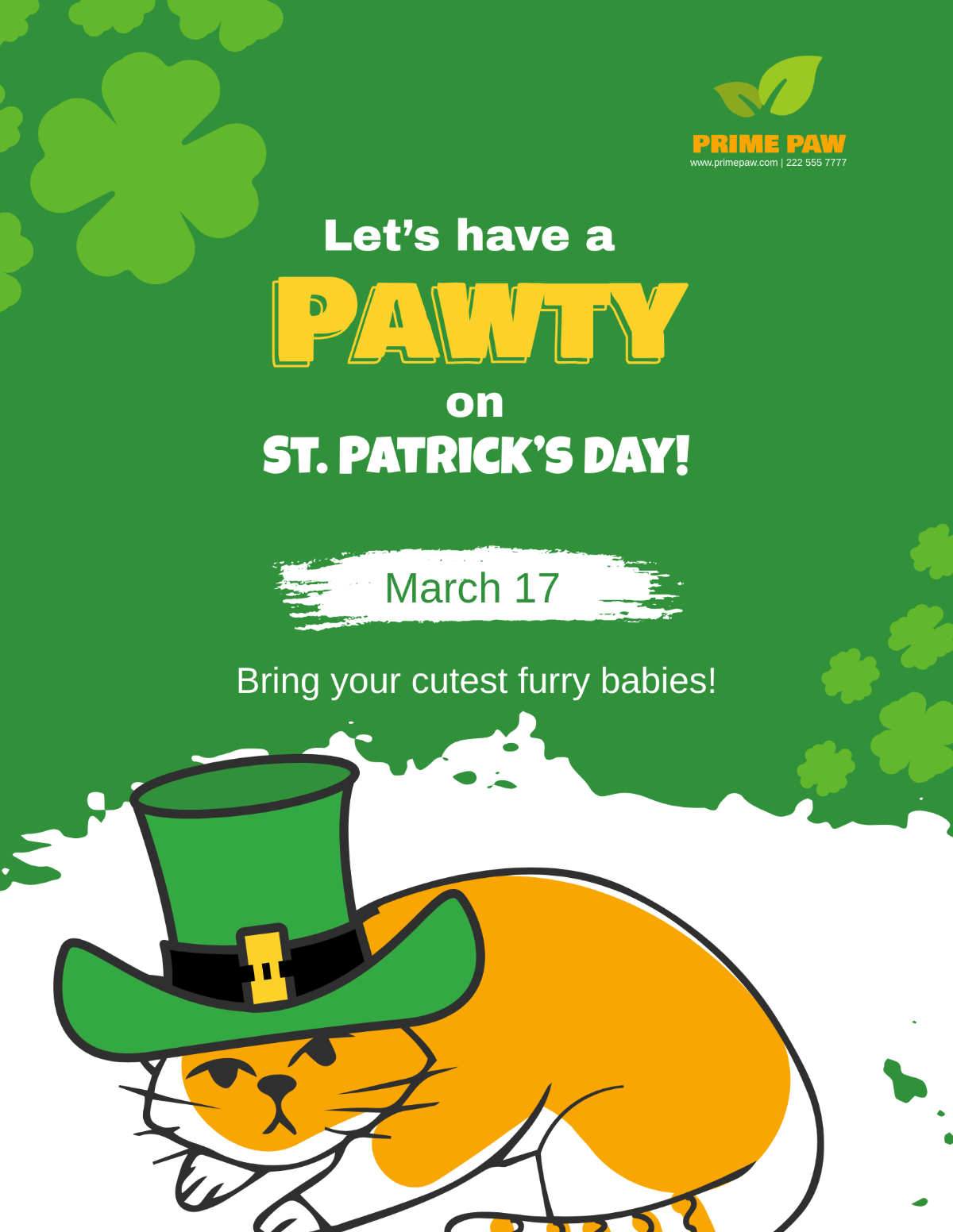 Party St. Patricks Day Flyer
