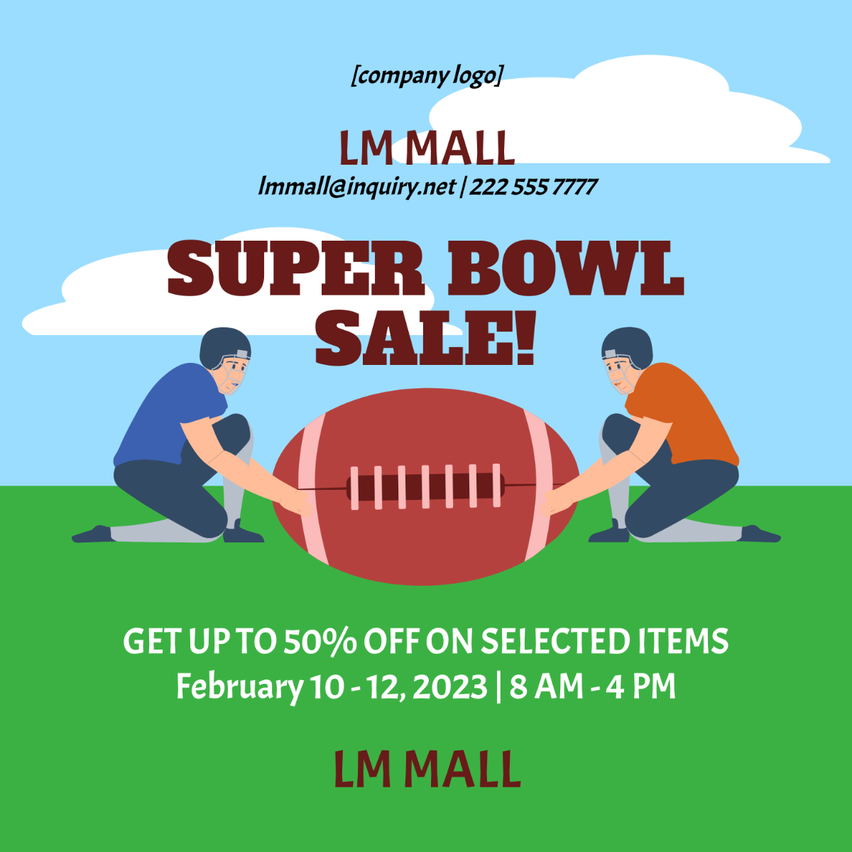 super bowl sales promotion