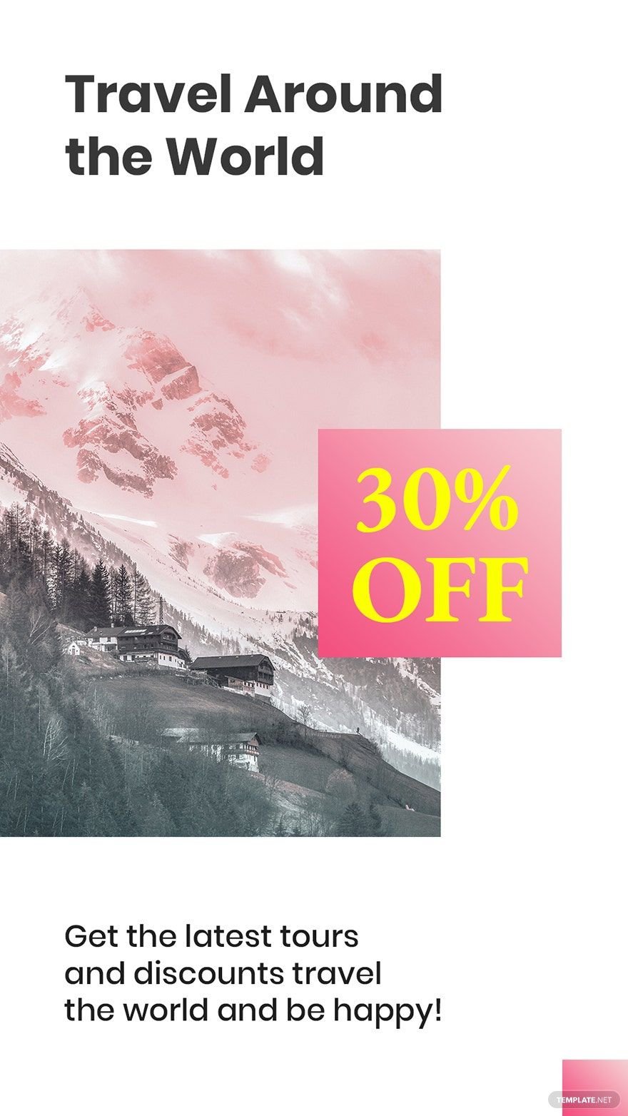Travel Discount Instagram Story Template