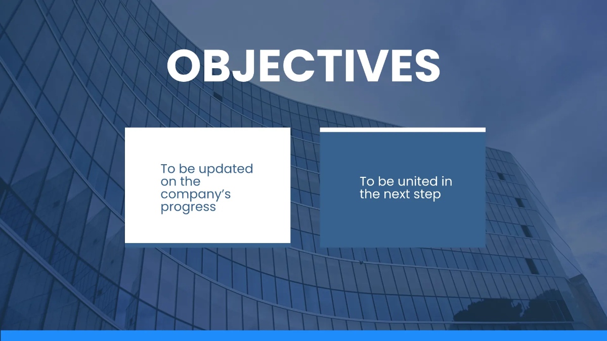 Free Business Meeting Presentation Template to Edit Online