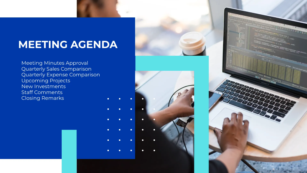 Free Board Meeting Presentation Template to Edit Online