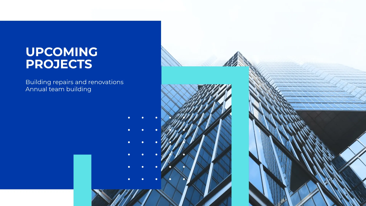 Free Board Meeting Presentation Template to Edit Online