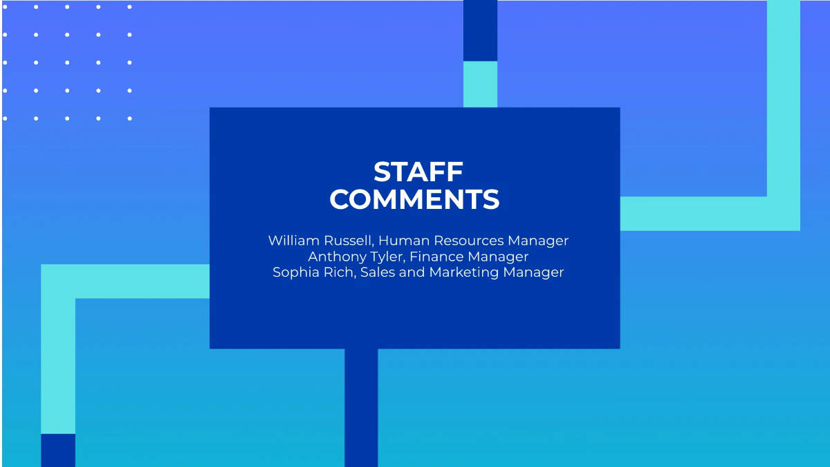 Free Board Meeting Presentation Template to Edit Online