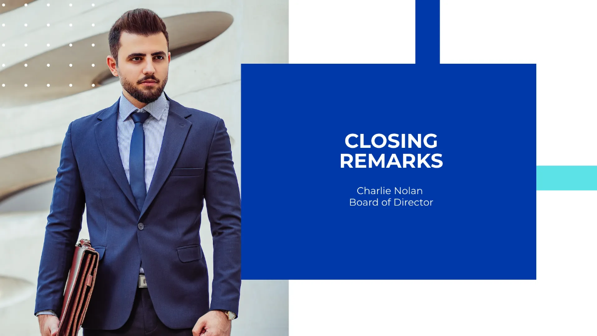 Free Board Meeting Presentation Template to Edit Online