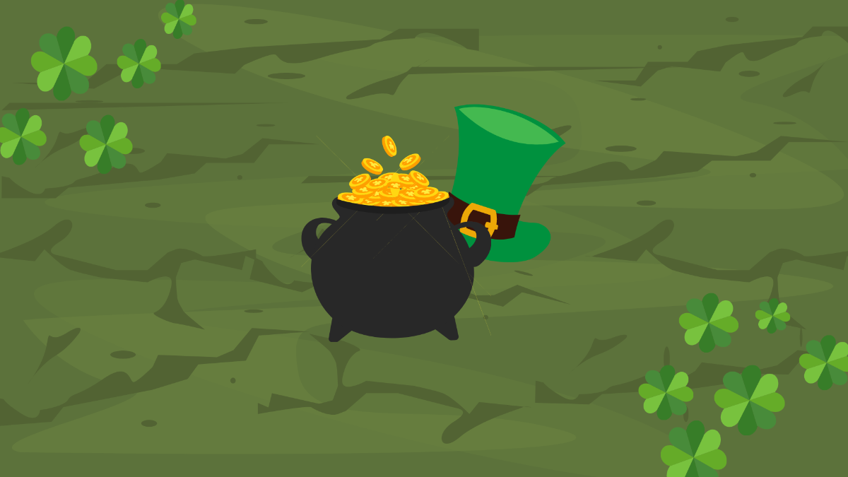 St. Patrick's Day Texture Background