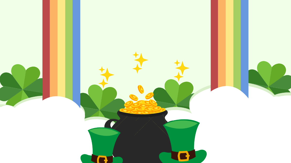 St. Patrick's Day Vector Background Template