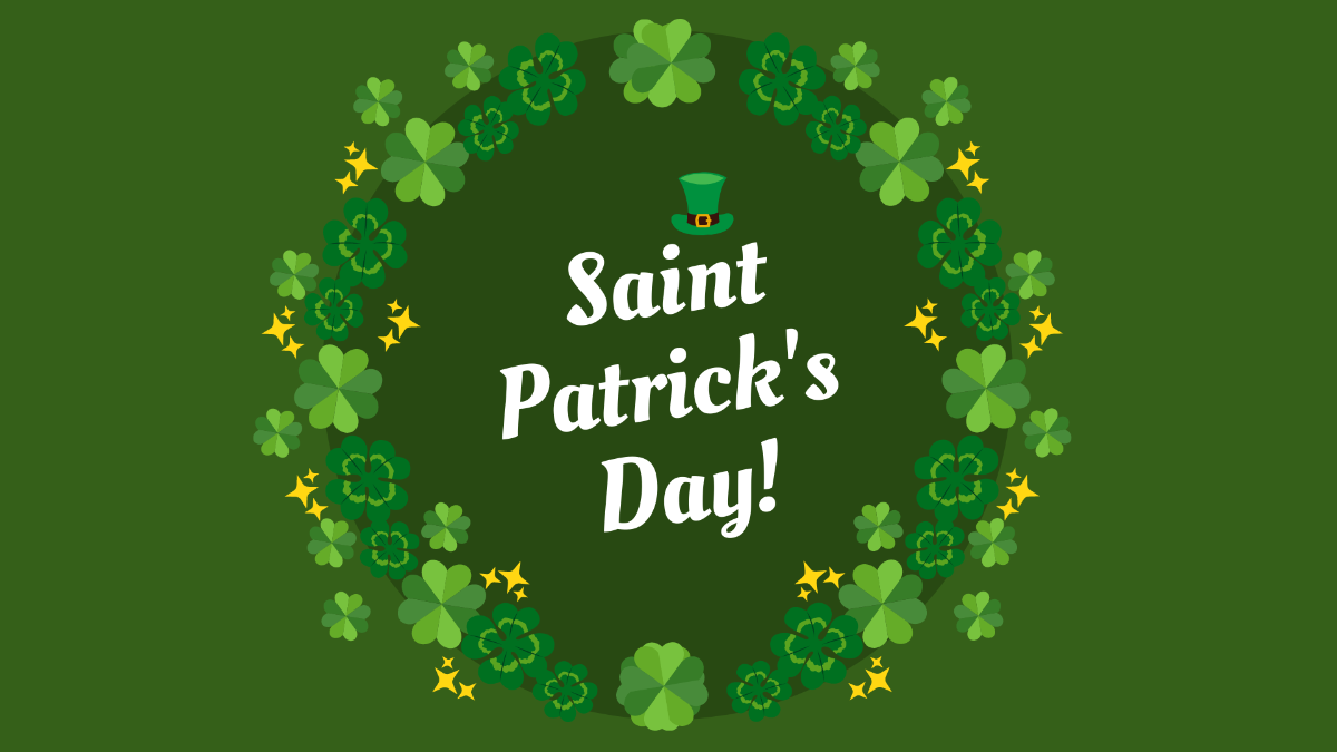 St. Patrick's Day Wallpaper Background Template
