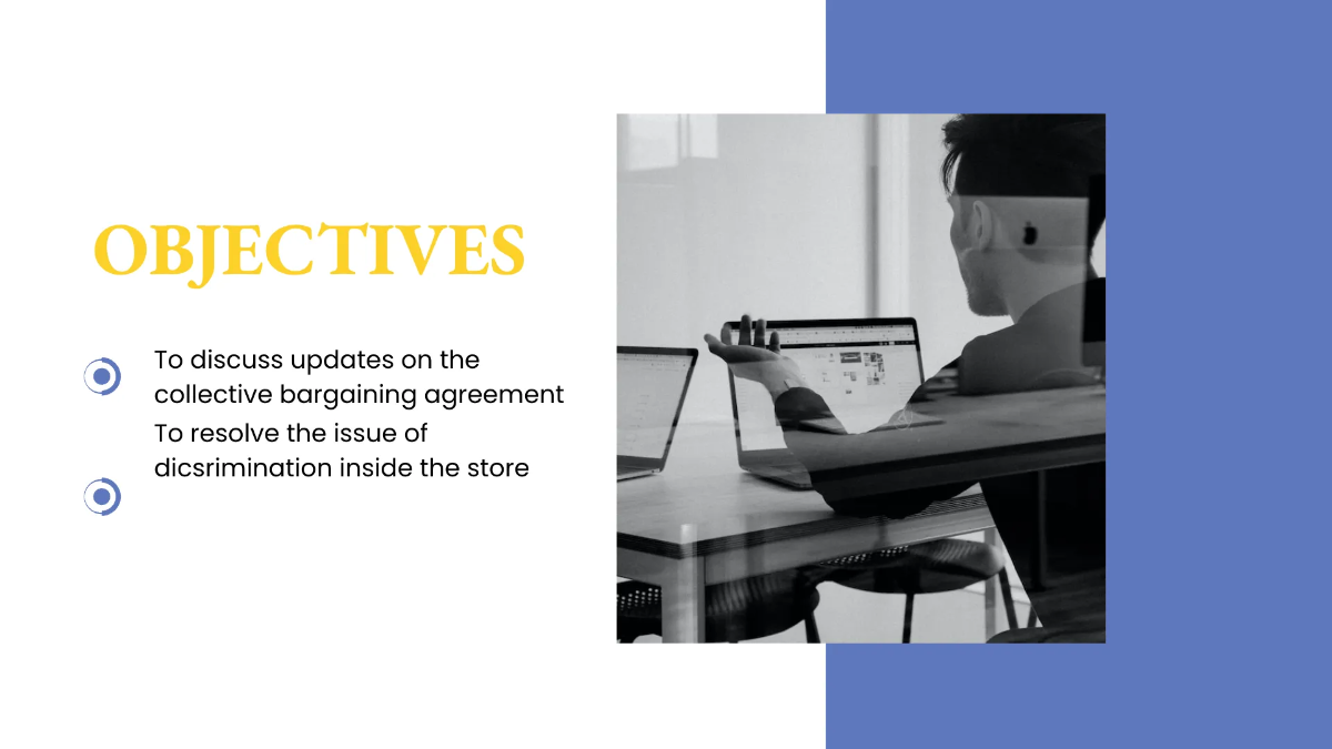 Free Workplace Meeting Presentation Template to Edit Online