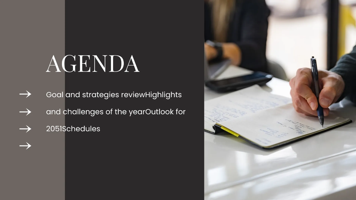 Free Annual General Meeting (AGM) Presentation Template to Edit Online