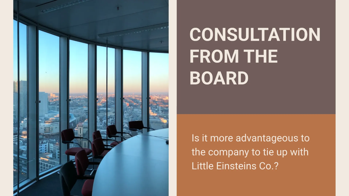 Free CEO Presentation Meeting Presentation Template to Edit Online