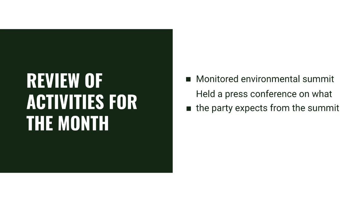 Free Political Party Meeting Presentation Template to Edit Online