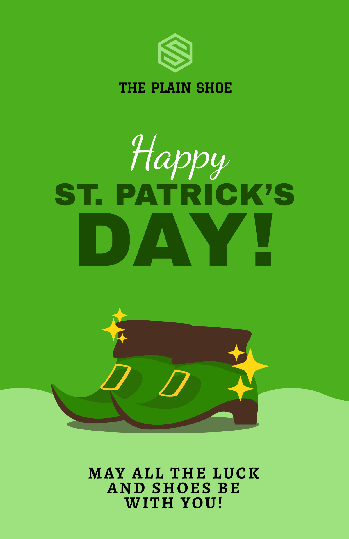 Happy St. Patrick's Day Poster Template