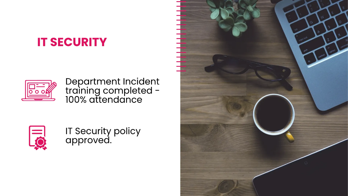 Free IT Department Meeting Presentation Template to Edit Online