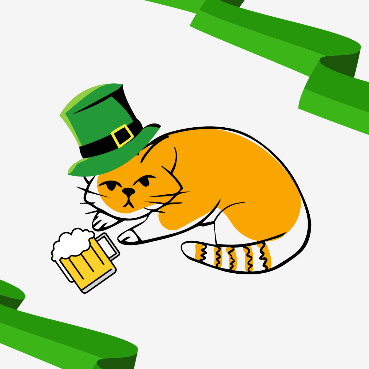Cute St. Patrick's Day Clipart Template