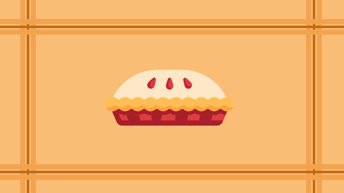 Free National Pie Day Banner Background Template