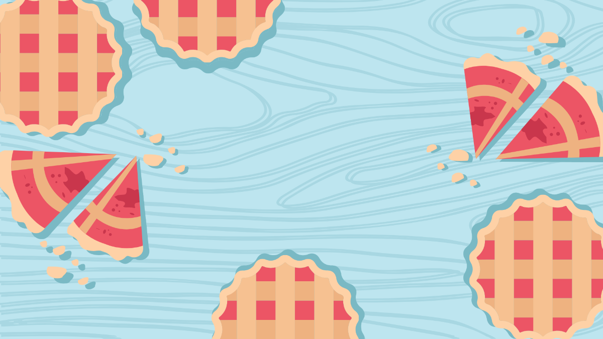 Free National Pie Day Design Background Template
