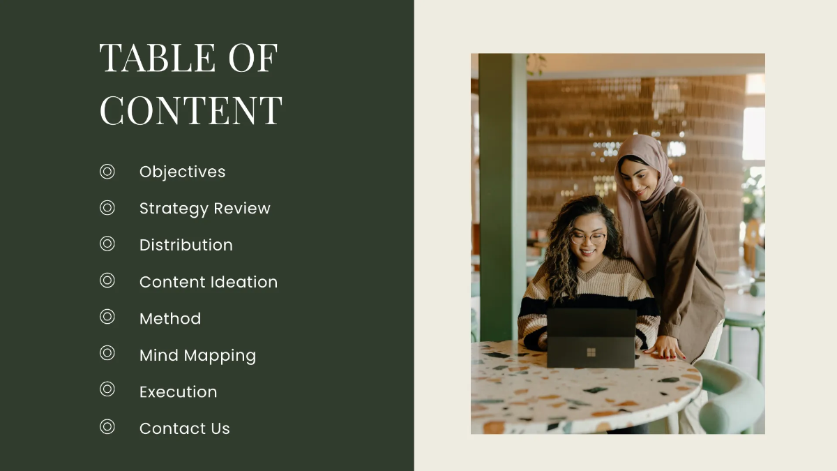 Free Editorial Meeting Presentation Template to Edit Online