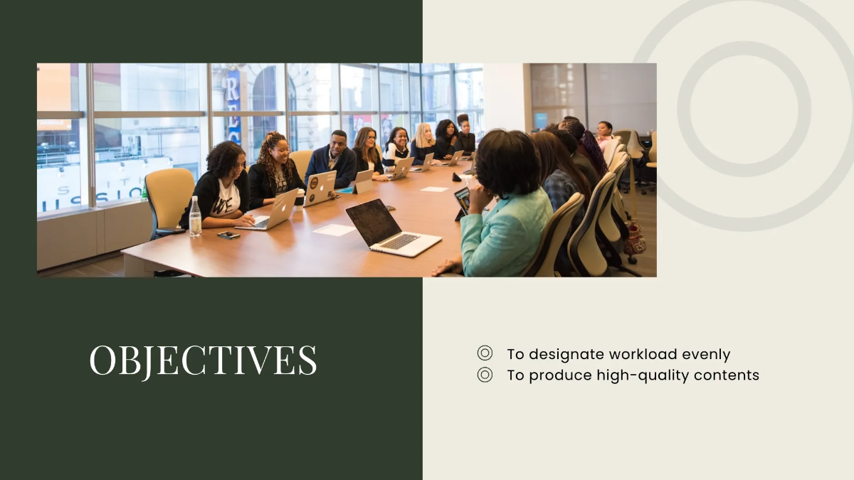 Free Editorial Meeting Presentation Template to Edit Online