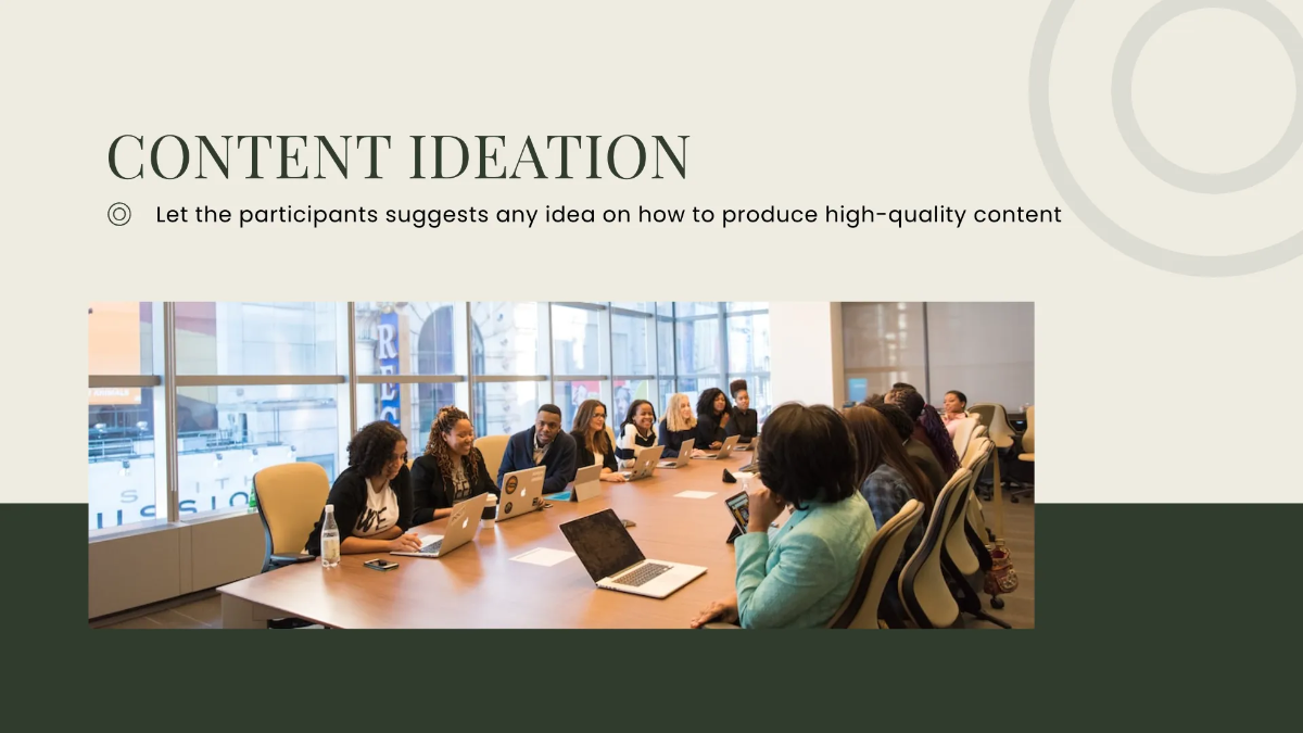 Free Editorial Meeting Presentation Template to Edit Online