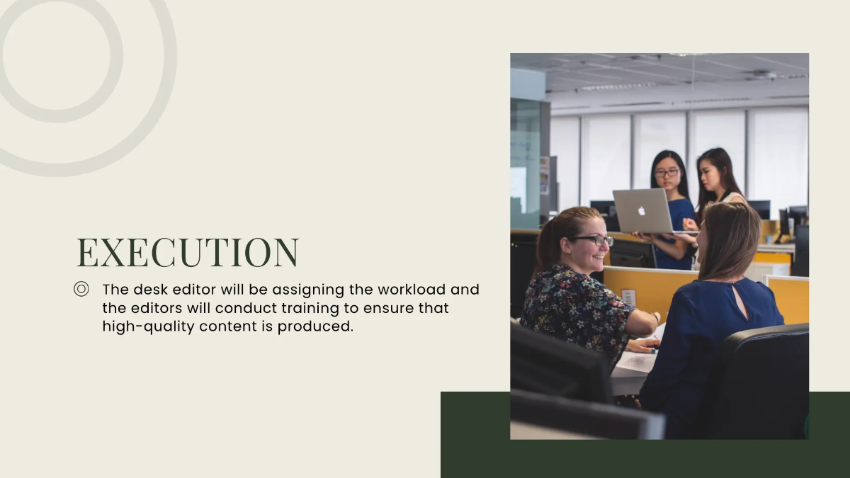 Free Editorial Meeting Presentation Template to Edit Online