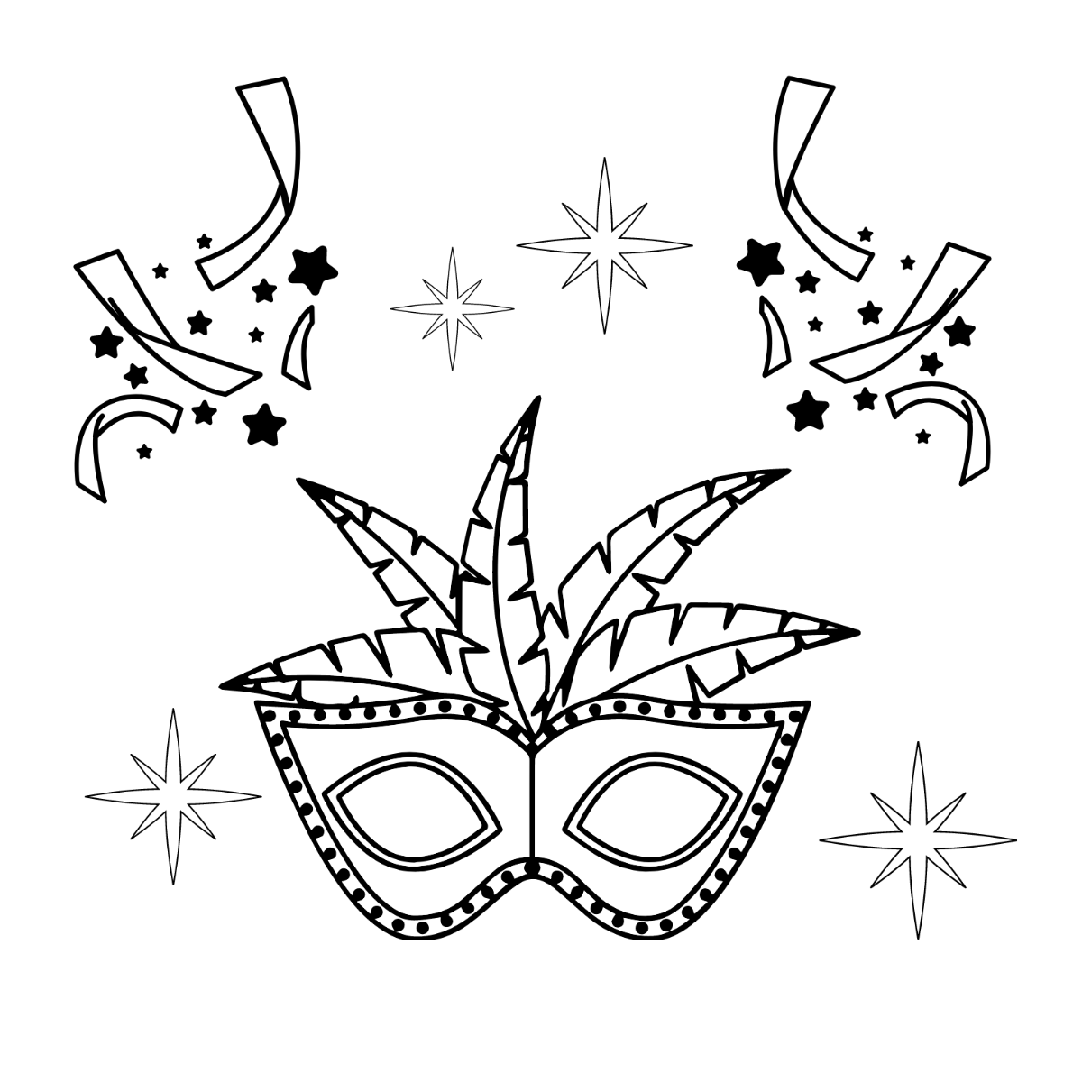 Free Carnival Festival Drawing Vector Template
