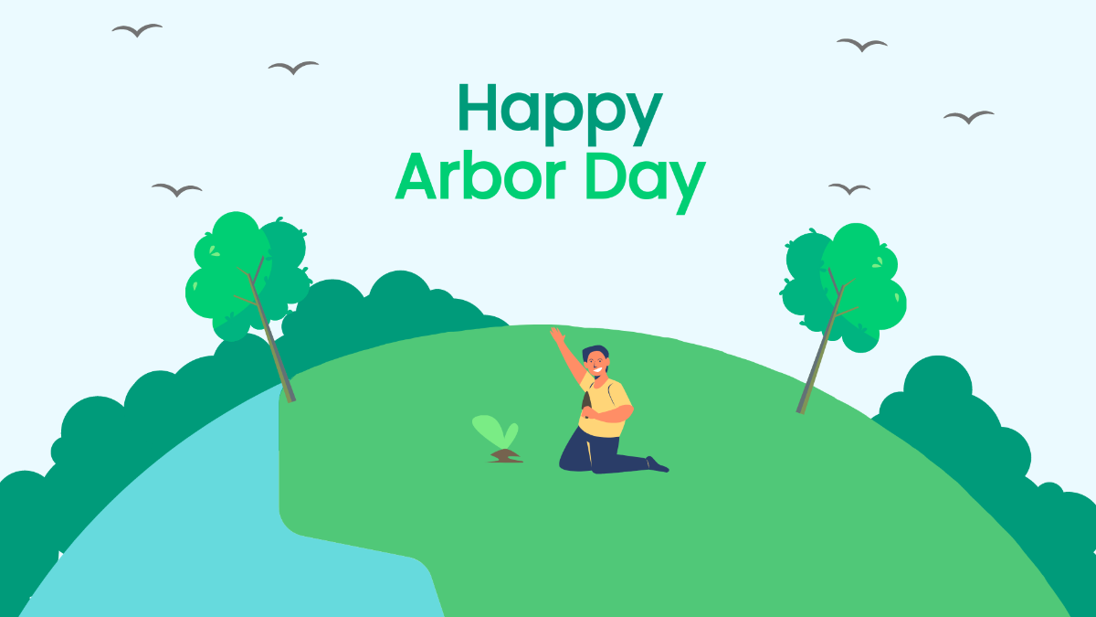 Arbor Day Design Background Template