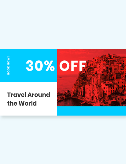 Free Travel Offer Facebook Post Template to Edit Online