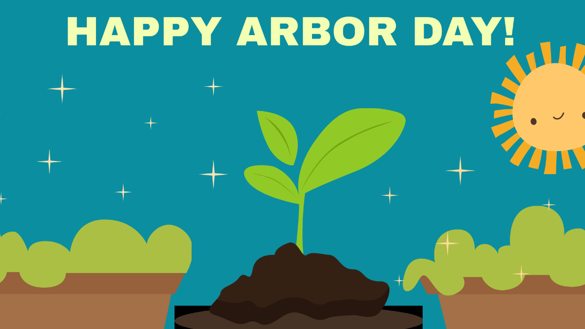 High Resolution Arbor Day Background Template