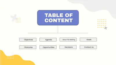 Free Productive Team Meeting Presentation Template to Edit Online