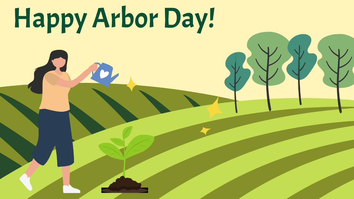Arbor Day Wallpaper Background Template