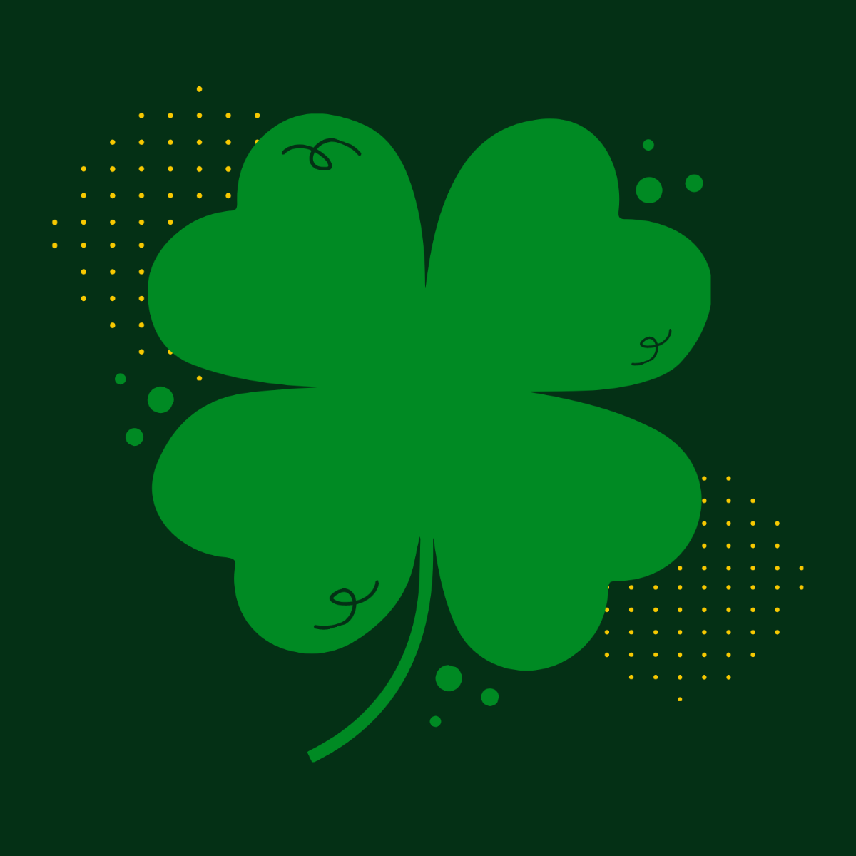 St. Patrick's Day Design Clipart Template
