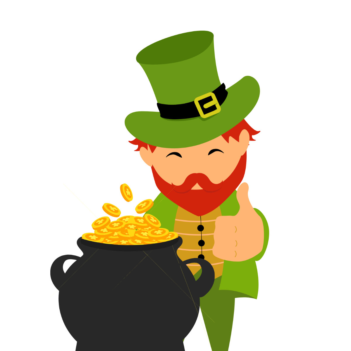Transparent St. Patrick's Day Clipart Template