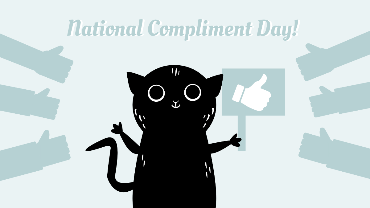 National Compliment Day Design Background Template