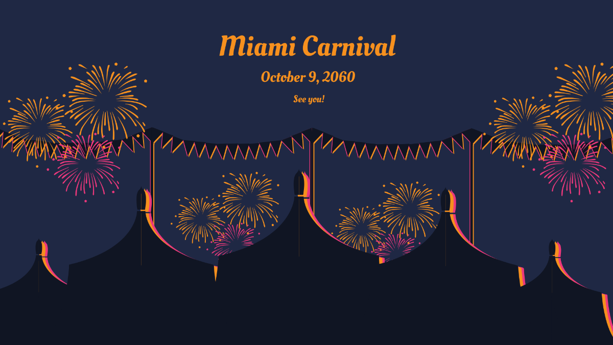 Carnival Festival Flyer Background Template