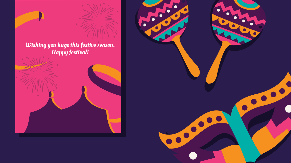 Carnival Festival Invitation Background Template