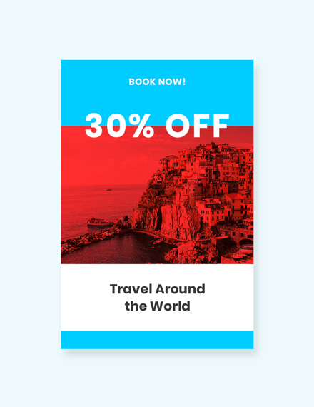 Free Travel Offer Tumblr Post Template to Edit Online