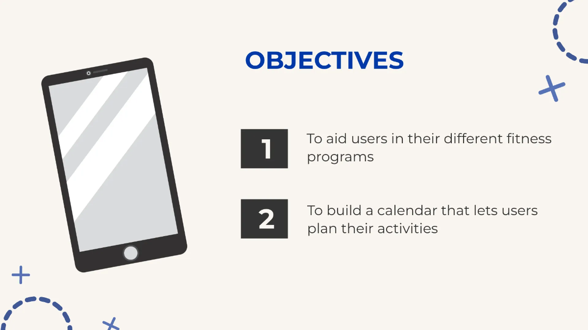 Free Fitness App Roadmap Presentation Template to Edit Online