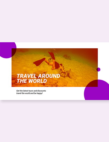 Free Travel Tour Facebook Post Template to Edit Online