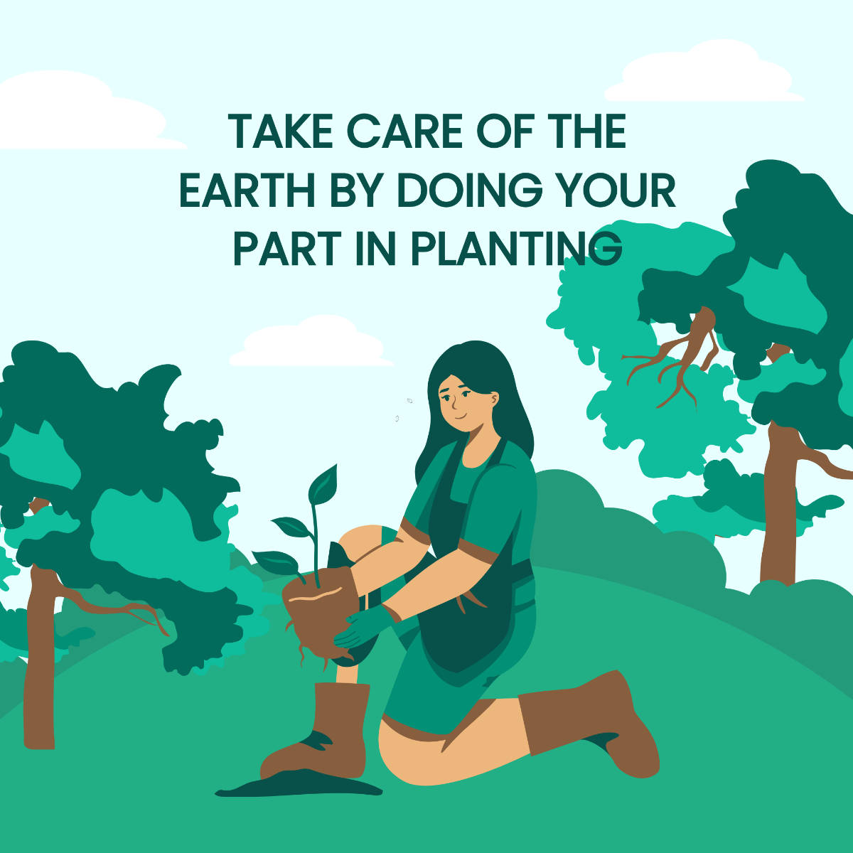 Arbor Day FB Post Template