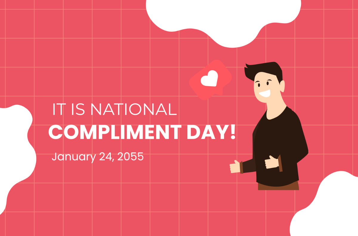National Compliment Day Banner Template