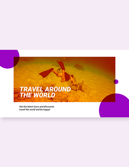 Free Travel Tour Linkedin Post Template to Edit Online