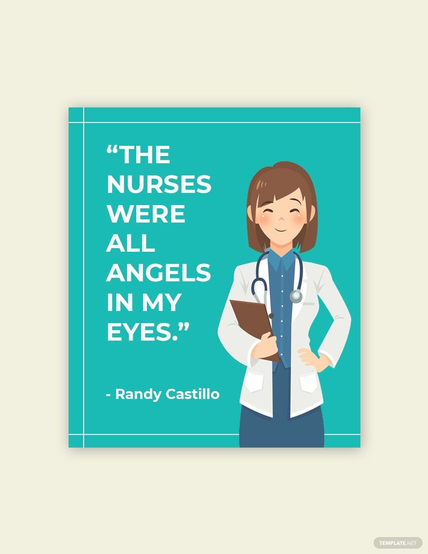 Free Nurses Day Quote Template