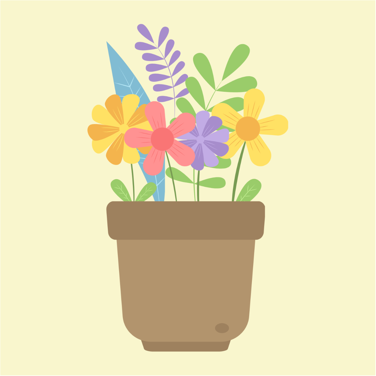 Free Spring Vector Template