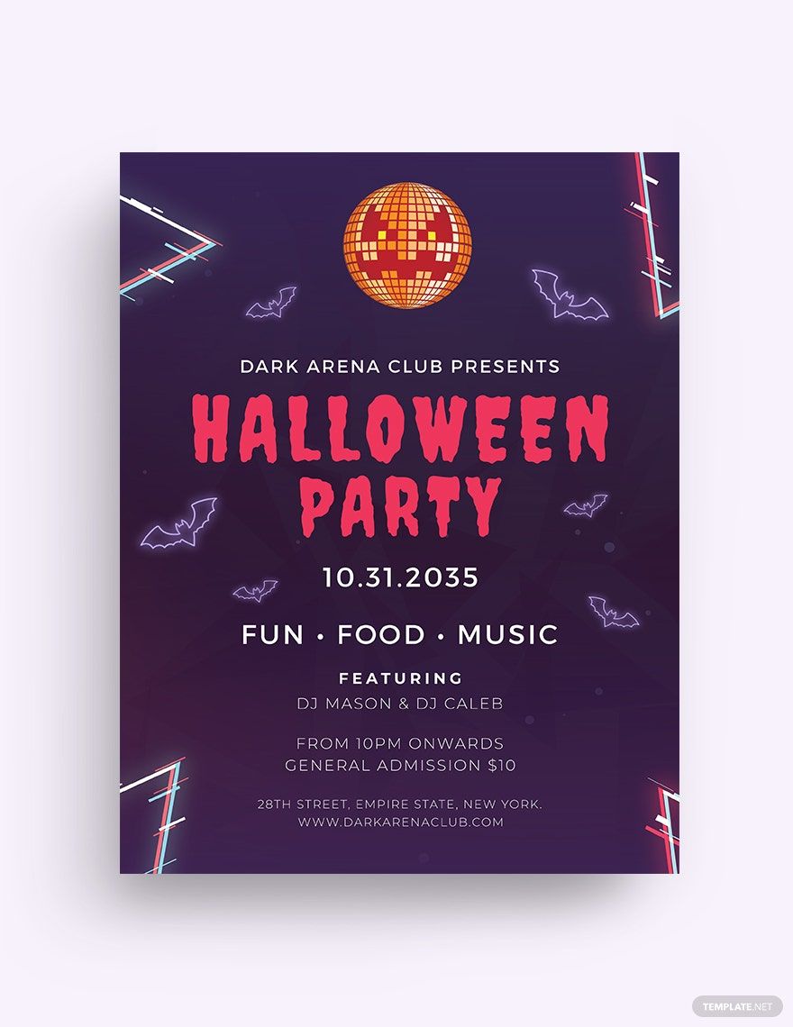 Halloween Nightclub Flyer Template