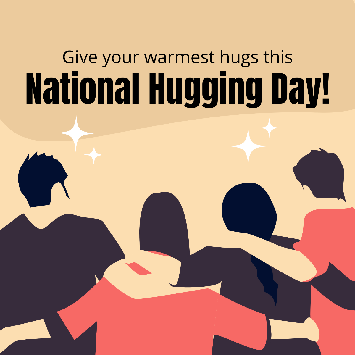 National Hugging Day Instagram Post Template
