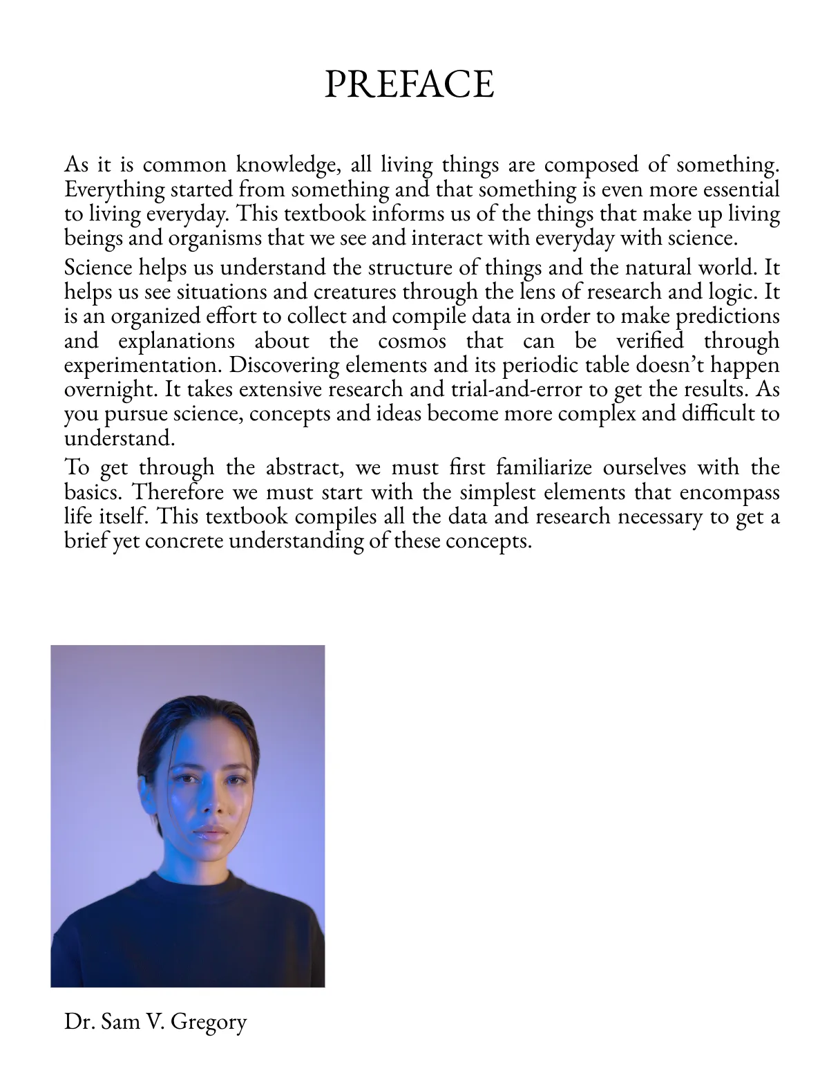 Free Science Textbook Template to Edit Online