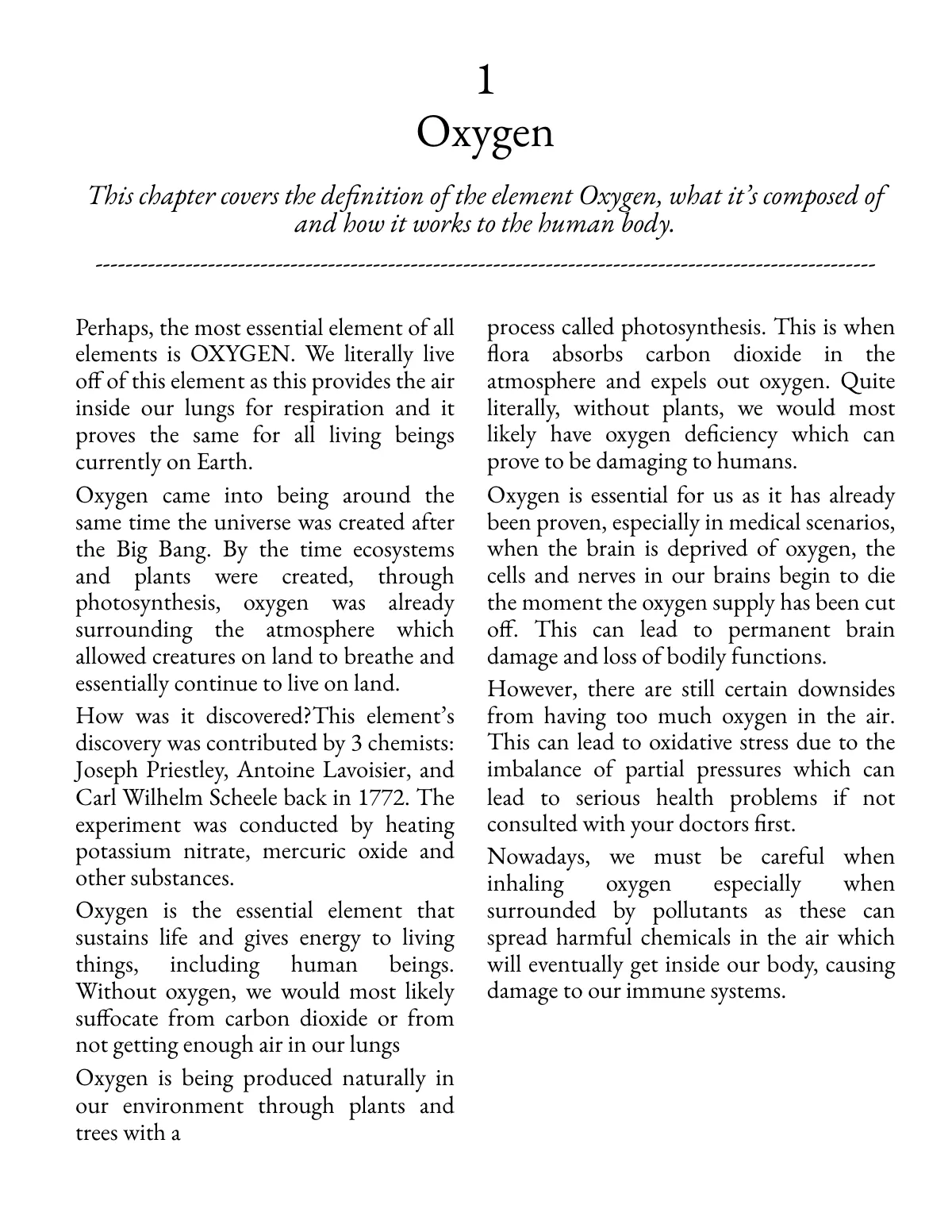 Free Science Textbook Template to Edit Online