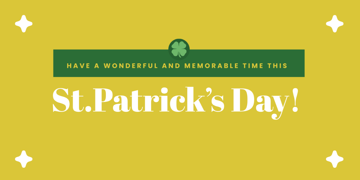 St. Patrick's Day Twitter Banner Template