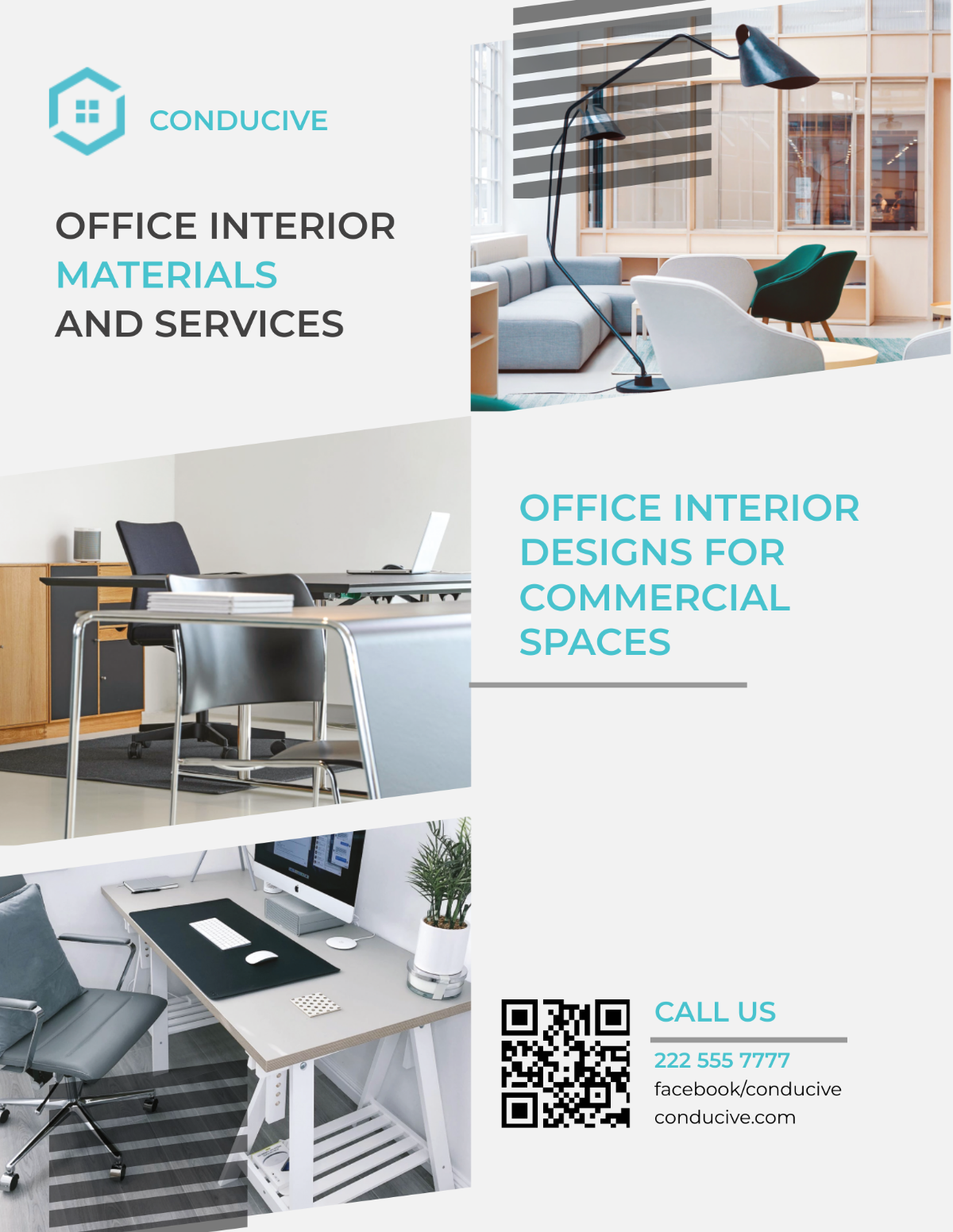 Office Interior Flyer Template